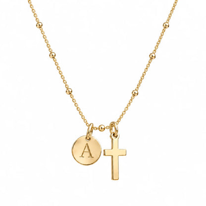 Forever Faith Initial Necklace